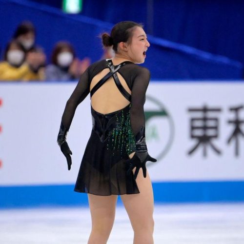 Kaori Sakamoto's brilliant skate earned her second place in the Ladies Free Skating ©International Skating Union (ISU)